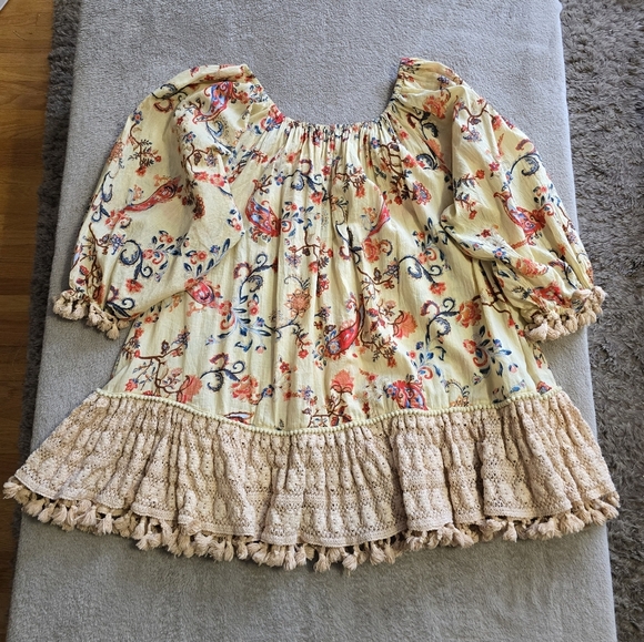 Mira boho oversized paisley tunic size small - Picture 3 of 13